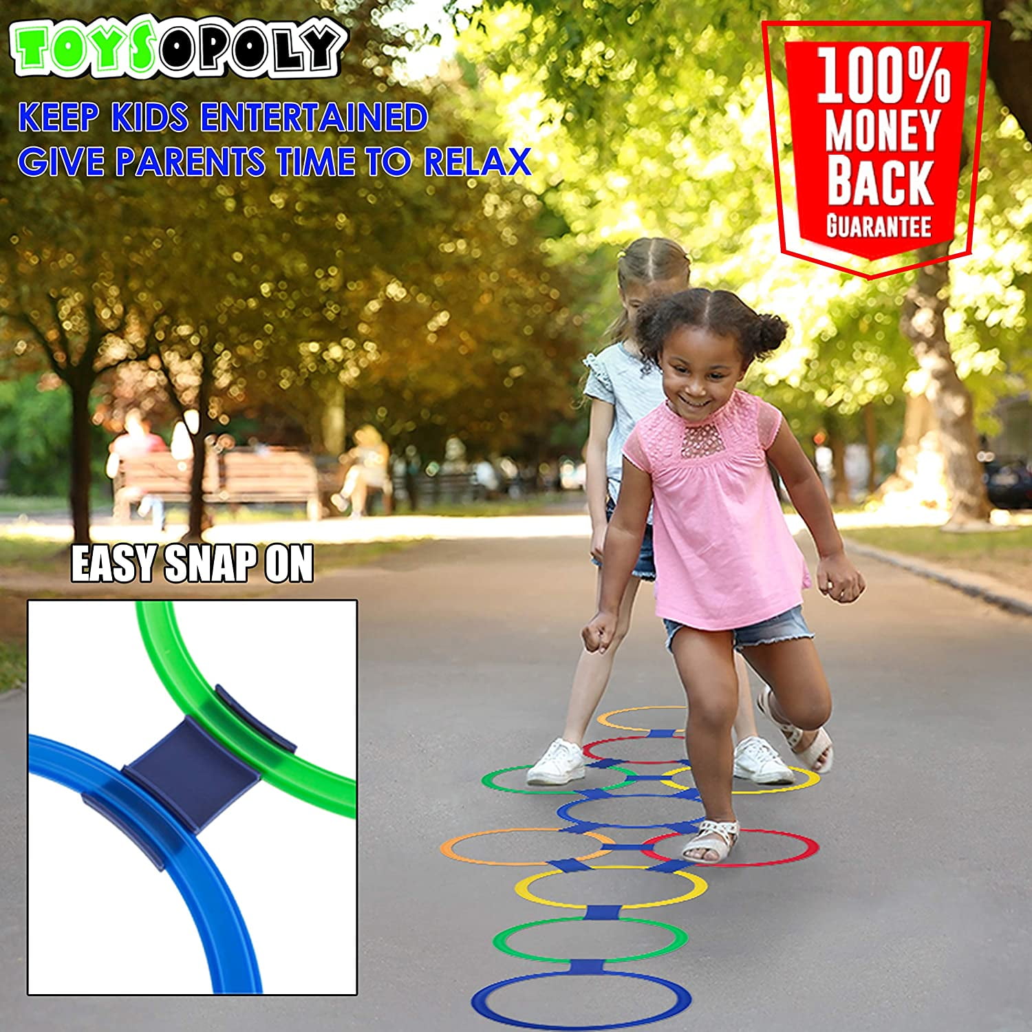 Buy Smartcraft Ring Toss Quoits Hoopla Throw Game for Kids (Multicolor)  Pack of 1 Online at Best Prices in India - JioMart.